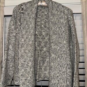 Joan Vass open‎ cardigan medium EUC